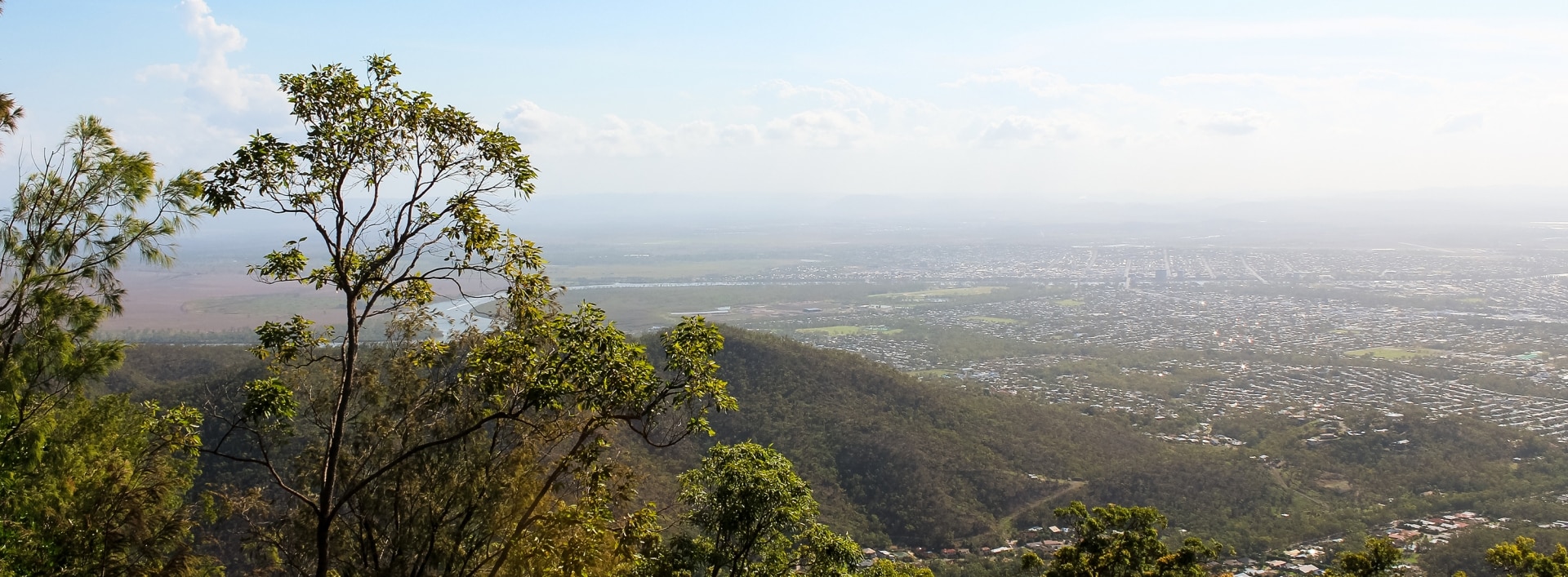 View onto Rockhampton as seen from Fraser Park Lookout